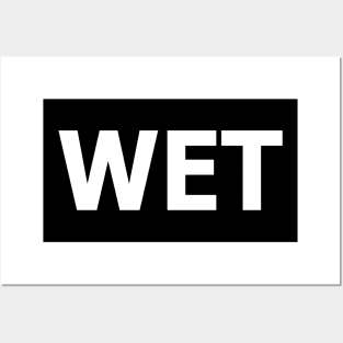 wet the word. Posters and Art